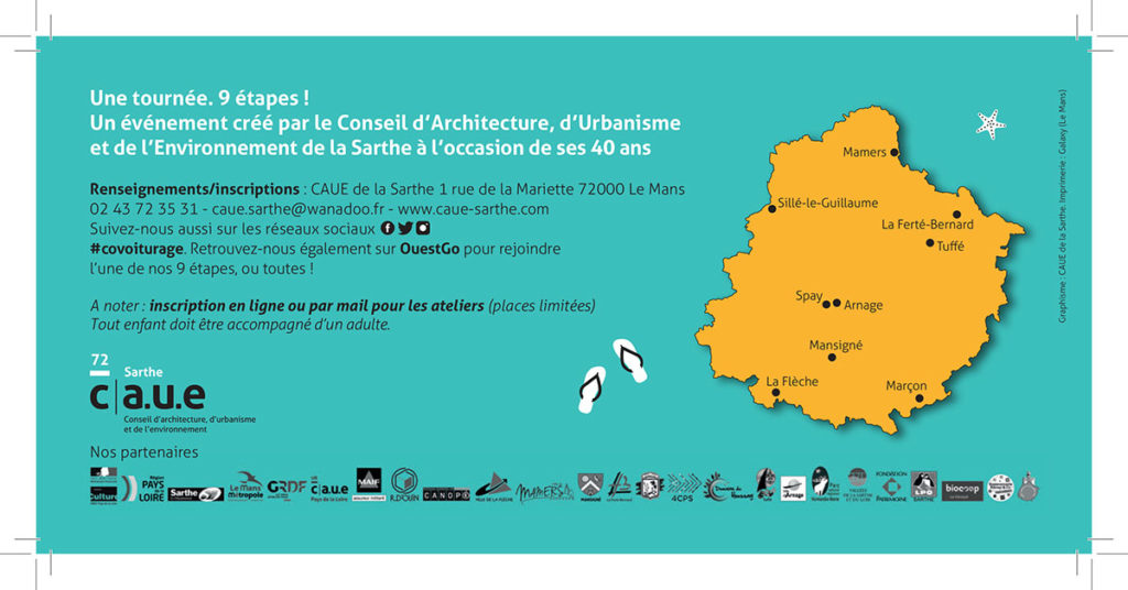 Réalisation programme événement festif Sarthe - Graphiste freelance